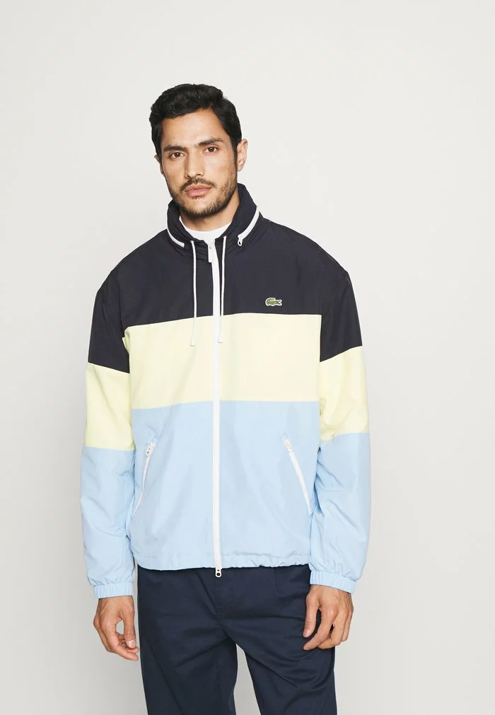 Lacoste BH8063 - Veste Mi-saison - Navy Blue/yellow 1 Lacoste BH8063 - Veste Mi-saison - Navy Blue/yellow