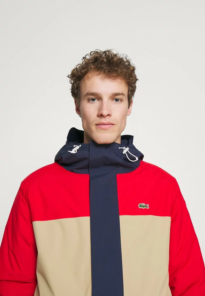 Lacoste Veste D'hiver - Navy Blue/red Viennese 4 Lacoste Veste D'hiver - Navy Blue/red Viennese – Image 4