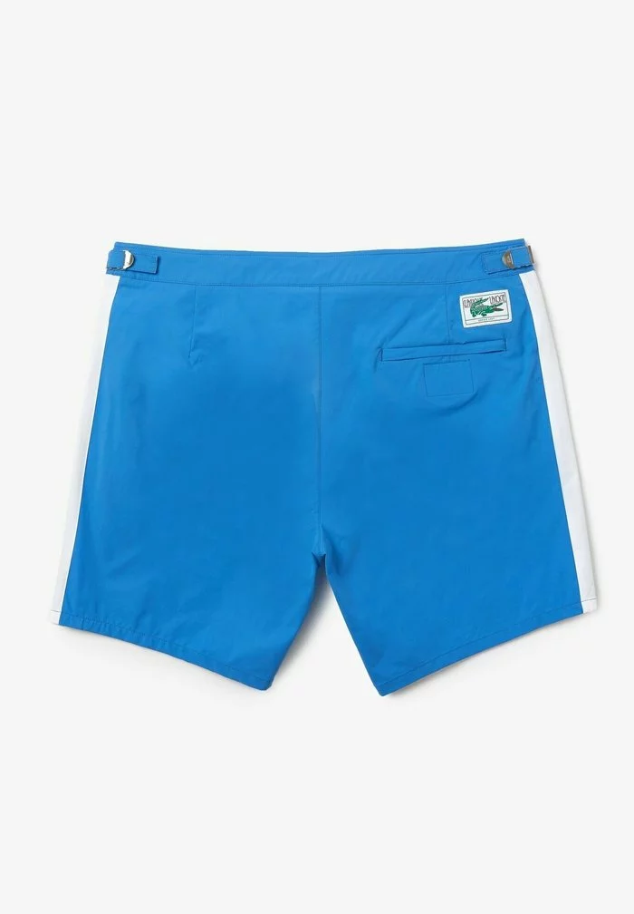 Lacoste Caleçon De Bain - Bleu/blanc 2 Lacoste Caleçon De Bain - Bleu/blanc – Image 2