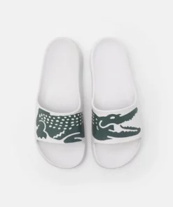 Lacoste CROCO - Sandales De Bain - White/dark Green 9 Lacoste CROCO - Sandales De Bain - White/dark Green -Lacoste Soldes Magasin 641d35b1dce441afa5b9499bdb6f2fe8