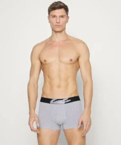 Lacoste NUA 3 PACK - Shorty - Black/white/silver Chine -Lacoste Soldes Magasin 6499717a7e754e3fb9d8014a80ffddcf