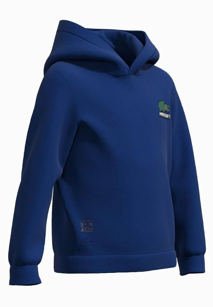Lacoste MINECRAFT - Sweat à Capuche - Bleu 2 Lacoste MINECRAFT - Sweat à Capuche - Bleu – Image 2