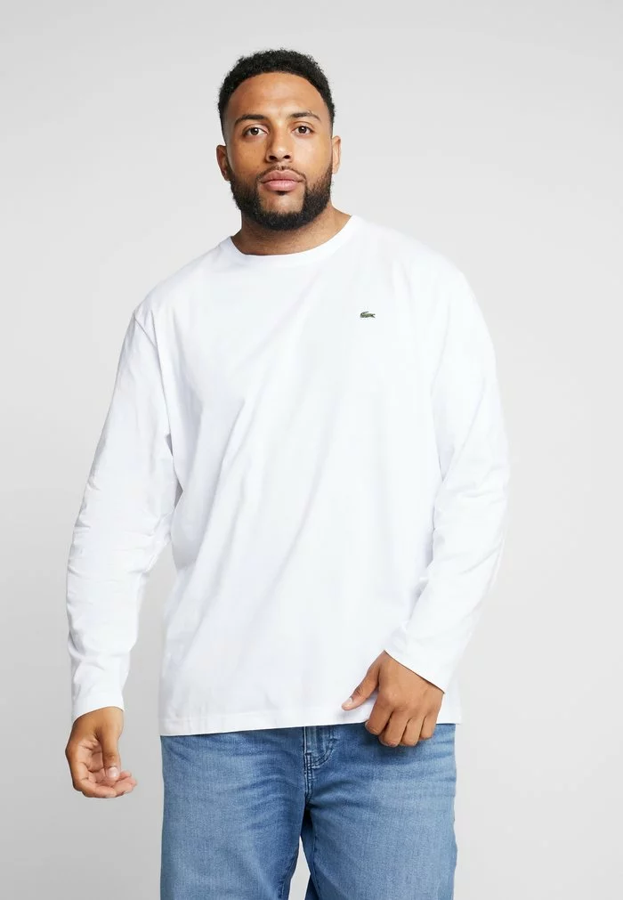 Lacoste T-shirt à Manches Longues - White 1 Lacoste T-shirt à Manches Longues - White