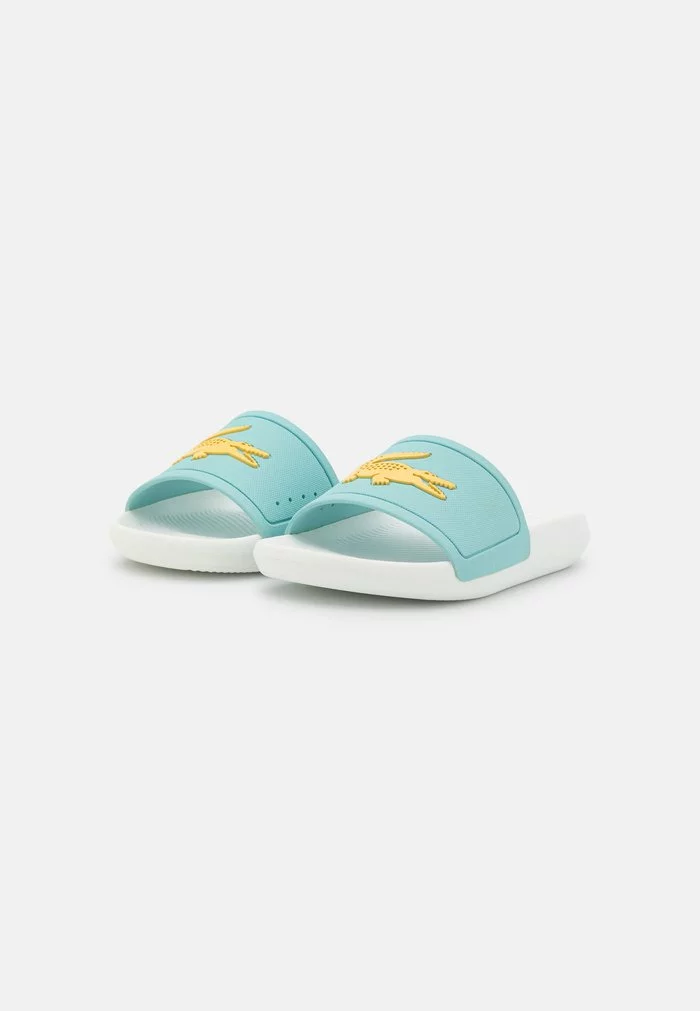 Lacoste SLIDE - Mules - Turquoise/light Blue 3 Lacoste SLIDE - Mules - Turquoise/light Blue – Image 3
