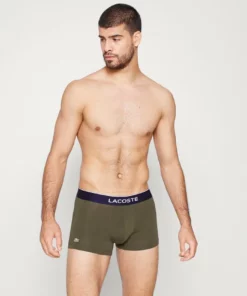 Lacoste 3 PACK - Shorty - Marine/argent Chine/baobab