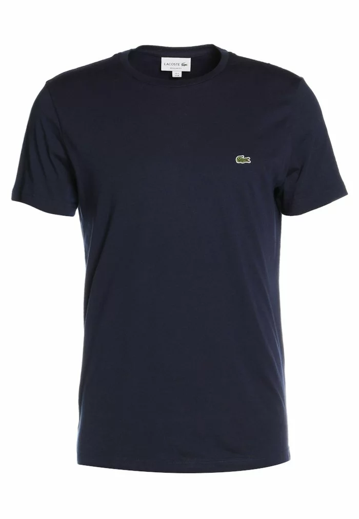 Lacoste T-shirt Basique - Navy Blue 5 Lacoste T-shirt Basique - Navy Blue – Image 5