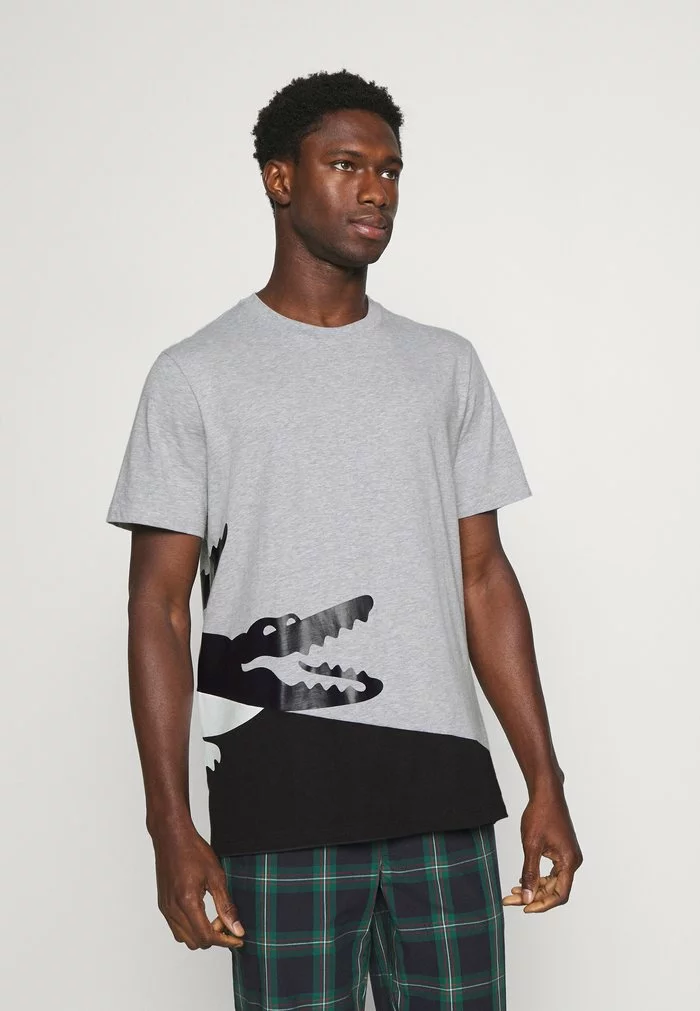 Lacoste Haut De Pyjama - Argent Chine 1 Lacoste Haut De Pyjama - Argent Chine