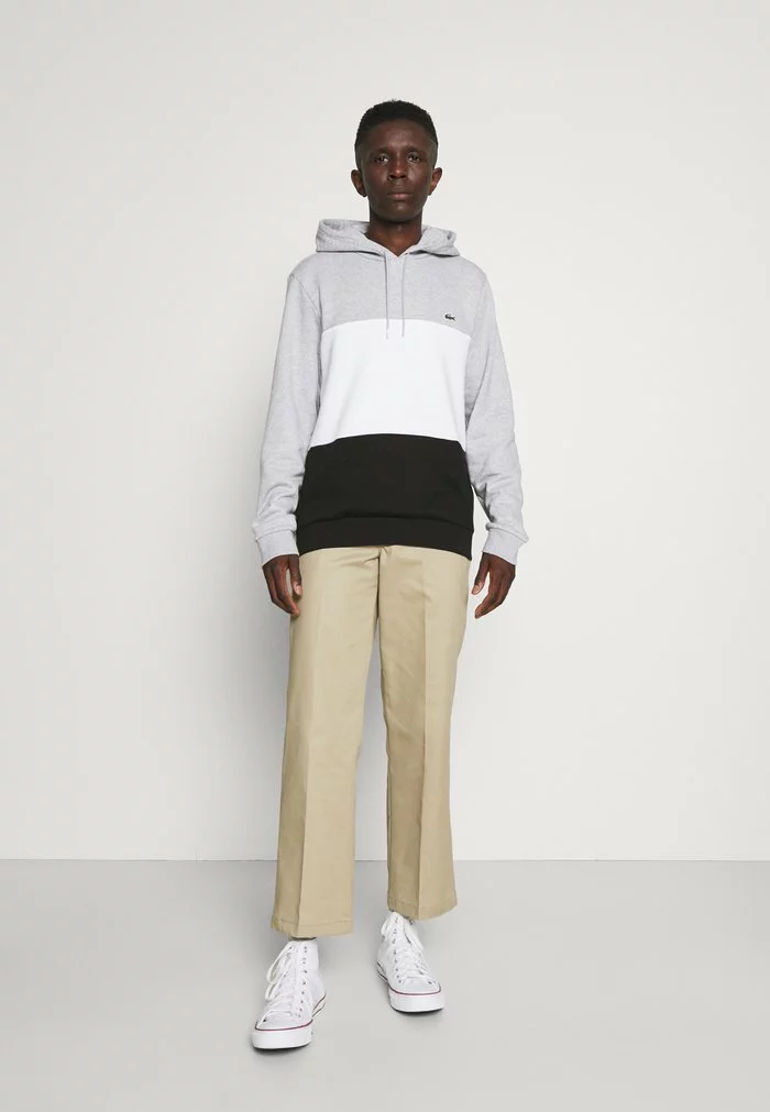 Lacoste Sweatshirt - Silver Chine/white/black 2 Lacoste Sweatshirt - Silver Chine/white/black – Image 2