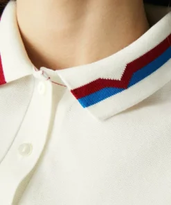 Lacoste Polo - Blanc / Rouge / Bleu 7 Lacoste Polo - Blanc / Rouge / Bleu -Lacoste Soldes Magasin 6d67d3180321461b88451cfcd512f2ba