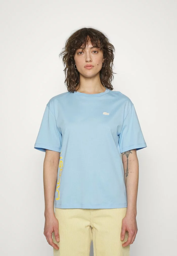 Lacoste EXCLUSIVE - T-shirt Imprimé - Light Blue 1 Lacoste EXCLUSIVE - T-shirt Imprimé - Light Blue