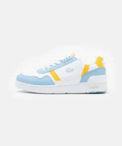 Lacoste T-CLIP EXCLUSIVE - Baskets Basses - White/light Blue