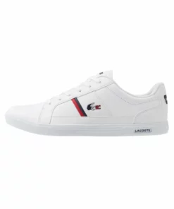Lacoste EUROPA - Baskets Basses - White/navy/red