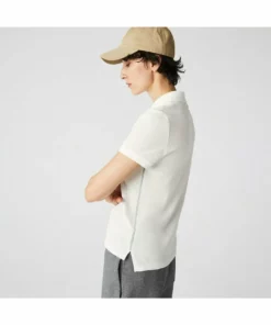 Lacoste Polo - Blanc/vert -Lacoste Soldes Magasin 73892b12af2a4af1bef1f5e27eca347e