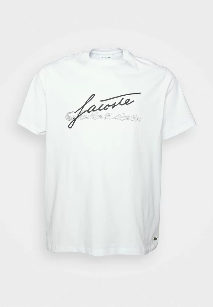 Lacoste PLUS - T-shirt Imprimé - White 2 Lacoste PLUS - T-shirt Imprimé - White – Image 2