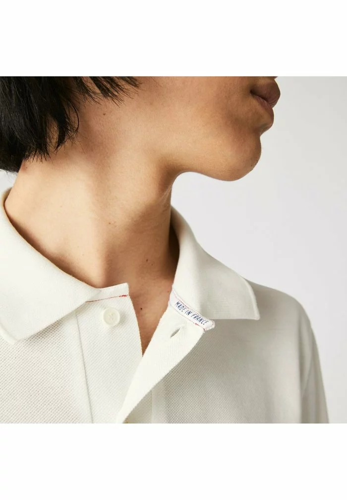 Lacoste Polo - Blanc/rouge/bleu 3 Lacoste Polo - Blanc/rouge/bleu – Image 3