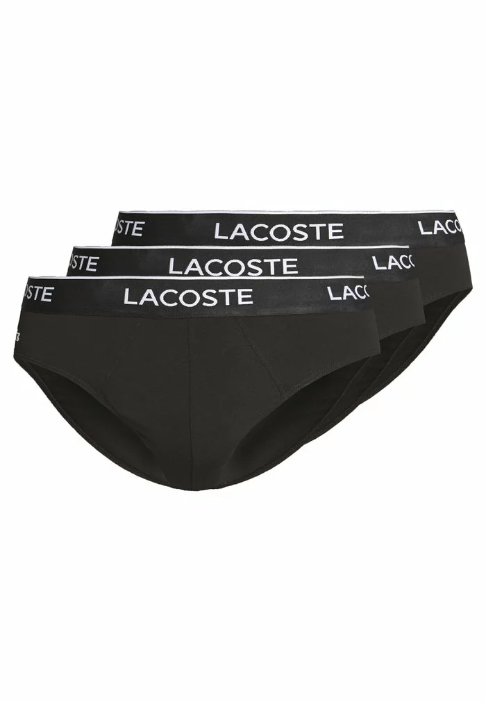 Lacoste 3 Pack - Slip - Black 4 Lacoste 3 Pack - Slip - Black – Image 4