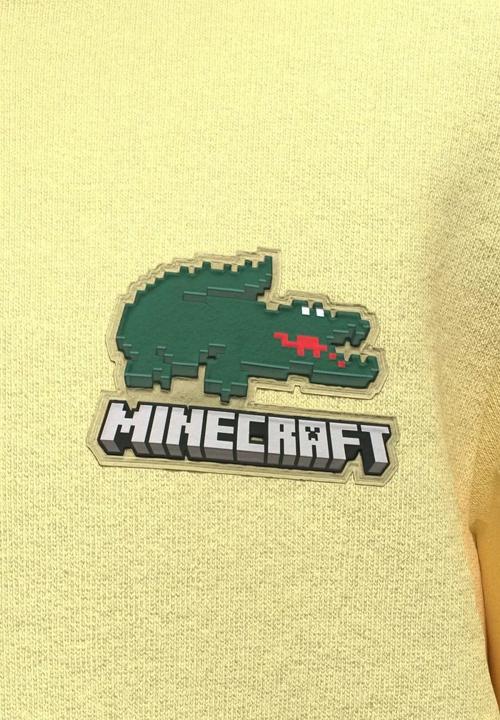 Lacoste MINECRAFT - Sweat à Capuche - Jaune 4 Lacoste MINECRAFT - Sweat à Capuche - Jaune – Image 4