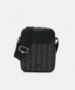 Lacoste THE BLEND UNISEX - Sac Bandoulière - Noir/gris