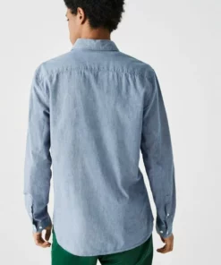 Lacoste CH2967 - Chemise - Bleu 8 Lacoste CH2967 - Chemise - Bleu -Lacoste Soldes Magasin 7617722cfb324e899843136ced862b5d