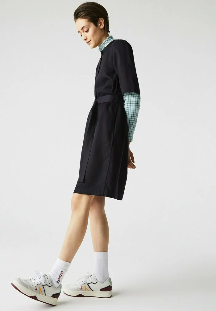 Lacoste Robe En Jersey - Bleu Marine 3 Lacoste Robe En Jersey - Bleu Marine – Image 3