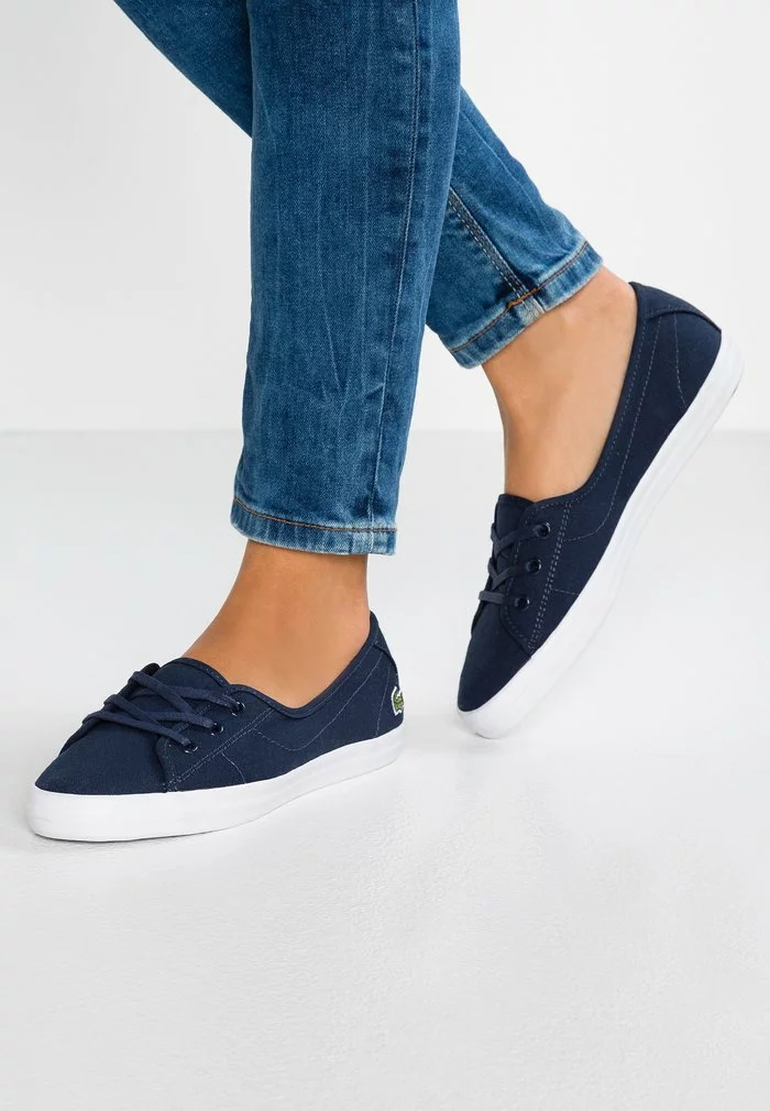 Lacoste ZIANE CHUNKY - Baskets Basses - Navy 1 Lacoste ZIANE CHUNKY - Baskets Basses - Navy