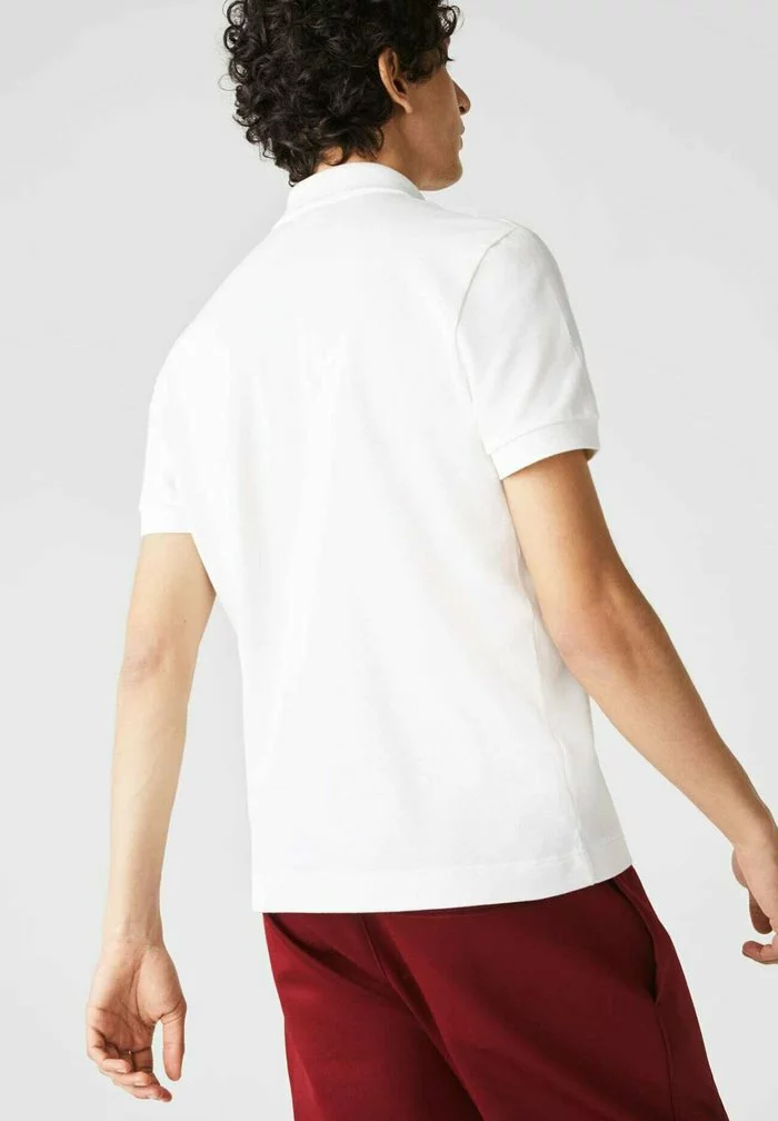 Lacoste SHORT SLEEVE - Polo - Blanc/rouge/bleu 3 Lacoste SHORT SLEEVE - Polo - Blanc/rouge/bleu – Image 3