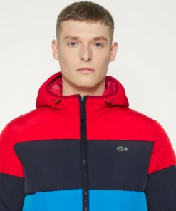 Lacoste Doudoune - Red/abysm Utramarine -Lacoste Soldes Magasin 76a6fa207783489bb190f4fce4b37686