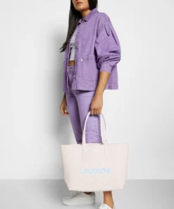 Lacoste Cabas - Nidus Blanc Pano -Lacoste Soldes Magasin 76e7bfc06b4749bba8b427e27b4f8069