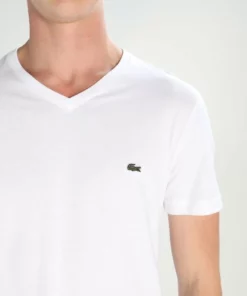 Lacoste T-shirt Basique - White -Lacoste Soldes Magasin 7769a82c4aa9430086fc4d7b00896a49