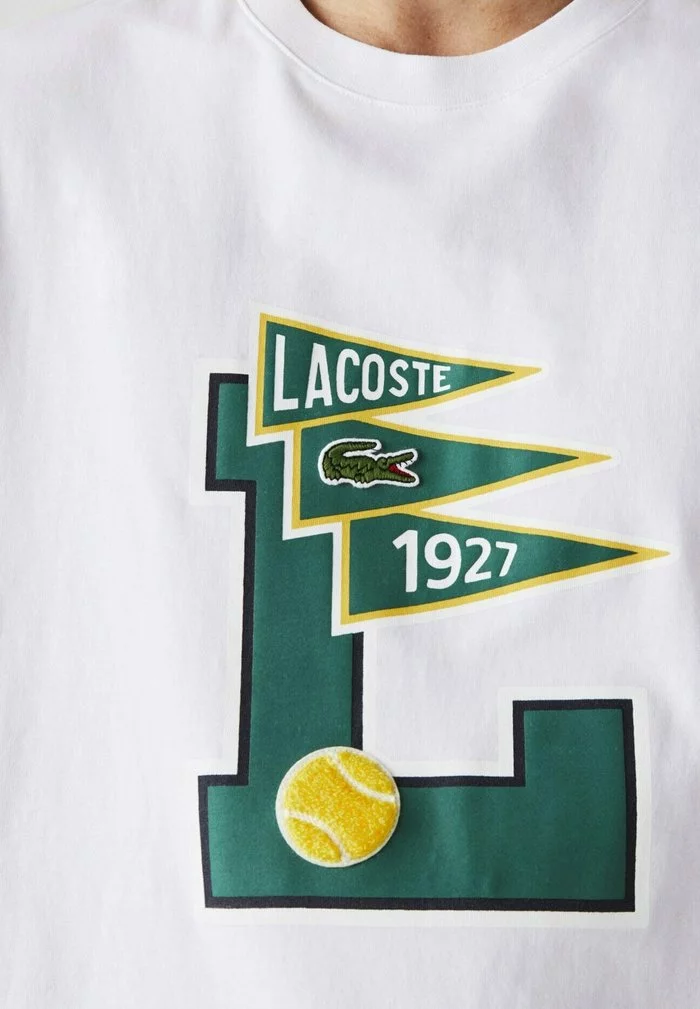 Lacoste T-shirt Imprimé - Blanc 3 Lacoste T-shirt Imprimé - Blanc – Image 3