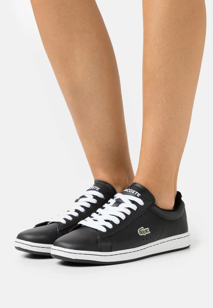Lacoste CARNABY EVO - Baskets Basses - Black/white 1 Lacoste CARNABY EVO - Baskets Basses - Black/white