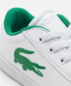 Lacoste CARNABY EVO UNISEX - Baskets Basses - White/green -Lacoste Soldes Magasin 79366e04b49445d5b4e4d6251c0f40e8