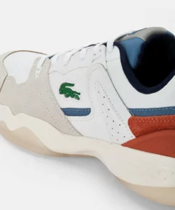 Lacoste T-POINT - Baskets Basses - Wht/blu -Lacoste Soldes Magasin 798c7d24bdc140d3beb4e0275ced91a8