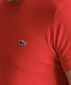 Lacoste T-shirt Basique - Rouge 9 Lacoste T-shirt Basique - Rouge -Lacoste Soldes Magasin 79e8cb320e2f4ee29443e53f00c552a8