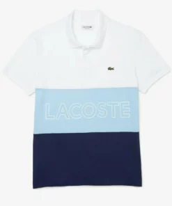 Lacoste Polo - Blanc/bleu/bleu