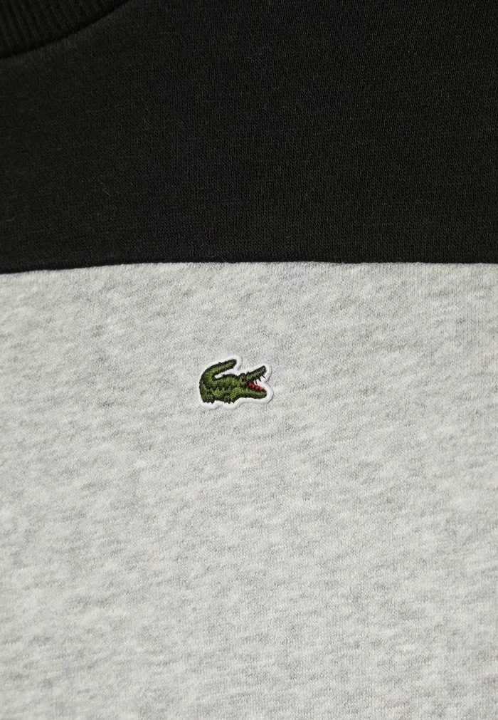 Lacoste Sweatshirt - Gris Chine Noir 3 Lacoste Sweatshirt - Gris Chine Noir – Image 3