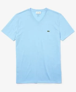 Lacoste T-shirt Basique - Bleu 9 Lacoste T-shirt Basique - Bleu -Lacoste Soldes Magasin 7cd1ef3a021746fc9c6db5f54a2b69ad
