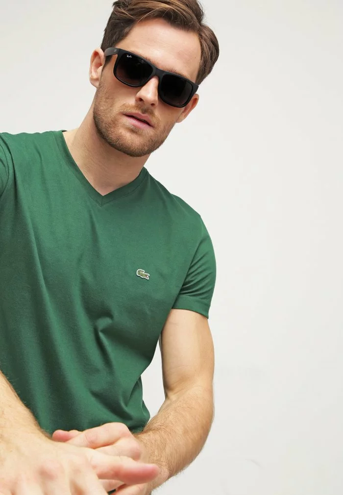 Lacoste T-shirt Basique - Green 4 Lacoste T-shirt Basique - Green – Image 4