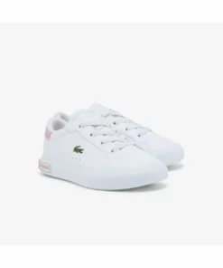 Lacoste POWERCOURT - Baskets Basses - Wht/lt Pnk -Lacoste Soldes Magasin 7d7b3faf39af4cb09121f5022bc03153