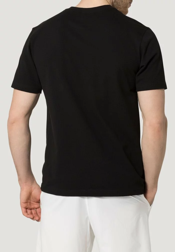 Lacoste T-shirt Basique - Black 4 Lacoste T-shirt Basique - Black – Image 4