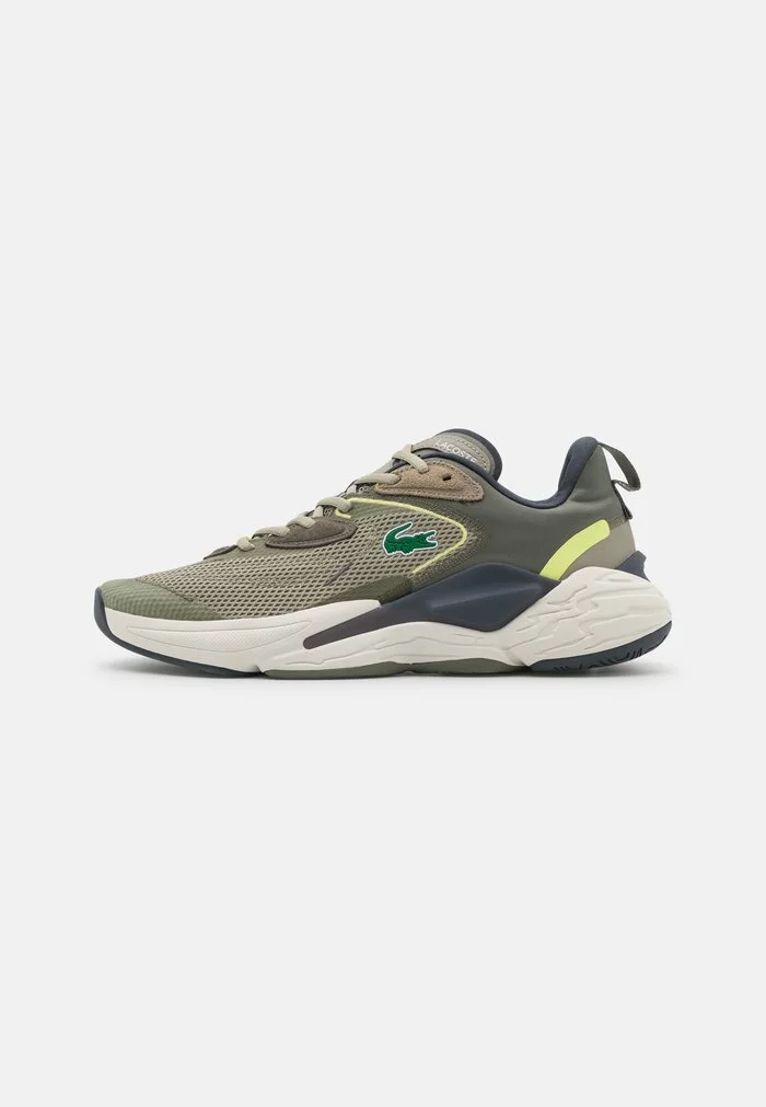 Lacoste ACESHOT - Baskets Basses - Khaki/light Yellow 1 Lacoste ACESHOT - Baskets Basses - Khaki/light Yellow