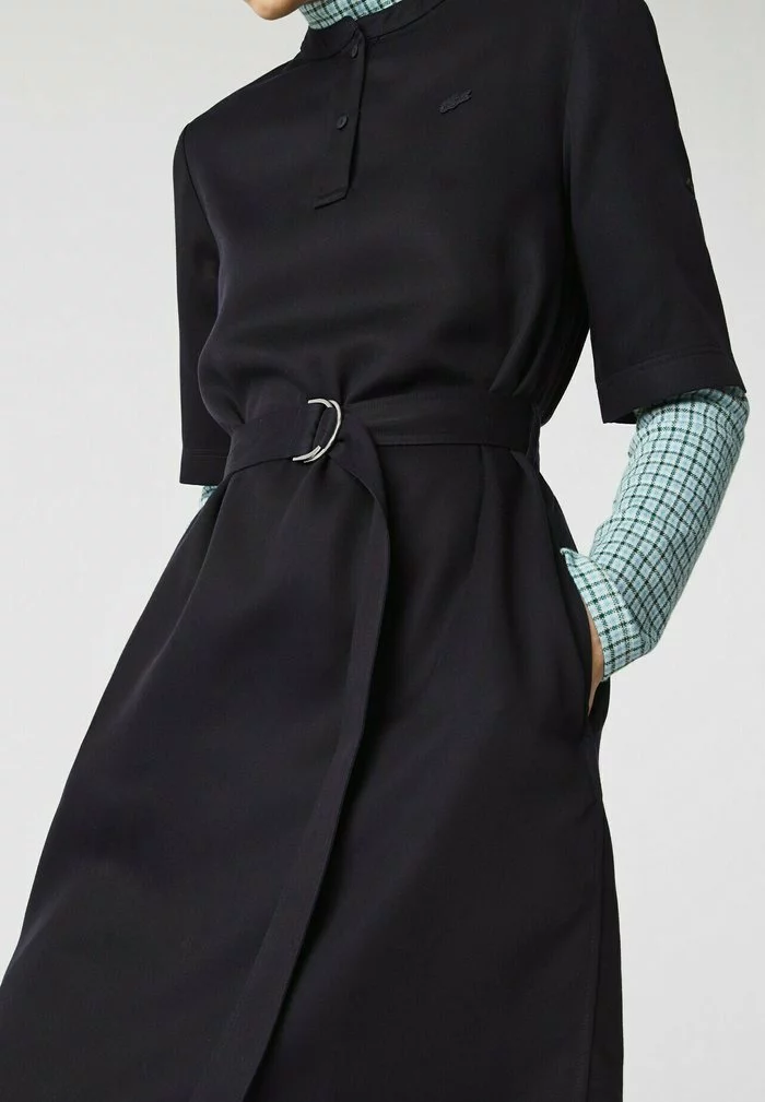 Lacoste Robe En Jersey - Bleu Marine 5 Lacoste Robe En Jersey - Bleu Marine – Image 5