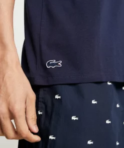 Lacoste Pyjama - Navy Blue -Lacoste Soldes Magasin 806c0ce696bc47cb936a86ae40f06120