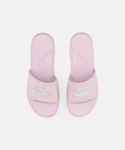 Lacoste Mules - Light Pink White -Lacoste Soldes Magasin 80d8b9b1d7ae46239825f21a2ec96b92