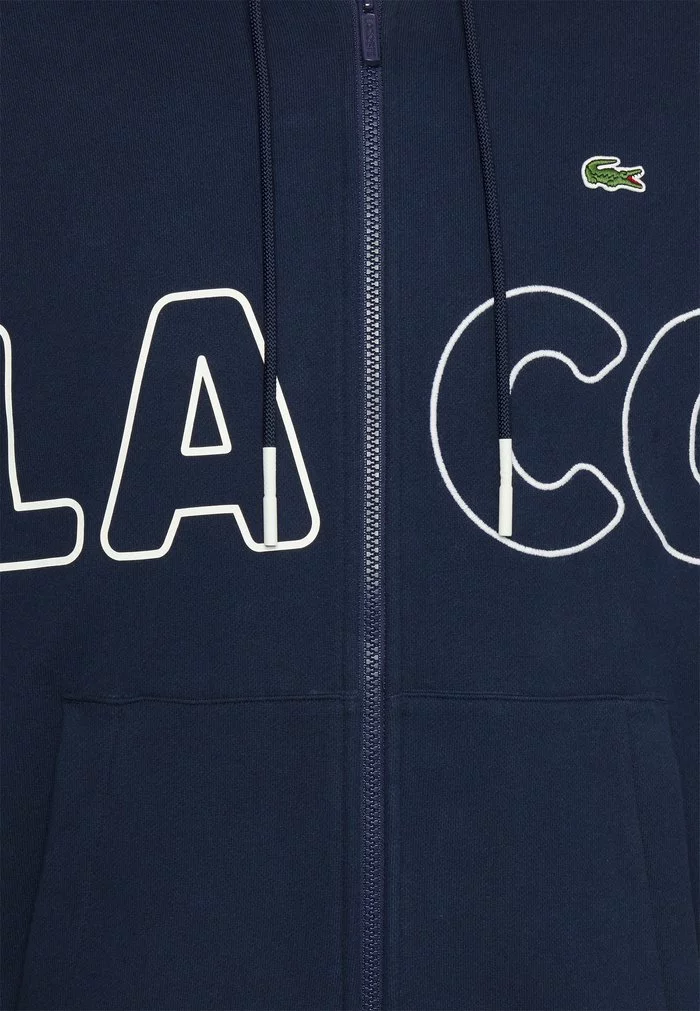 Lacoste Sweat à Capuche Zippé - Navy Blue 3 Lacoste Sweat à Capuche Zippé - Navy Blue – Image 3