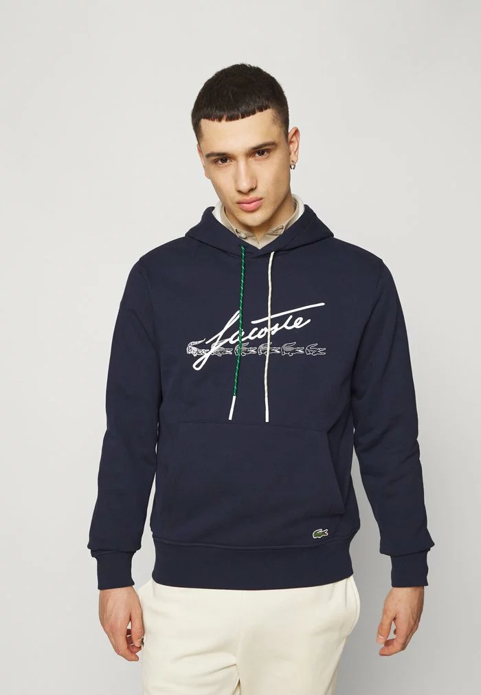 Lacoste Sweatshirt - Navy Blue 3 Lacoste Sweatshirt - Navy Blue – Image 3