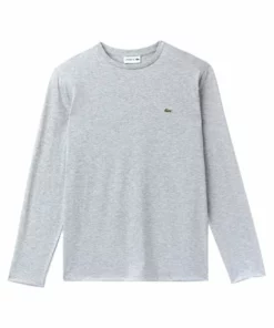 Lacoste TH6712 - T-shirt à Manches Longues - Argent Chine -Lacoste Soldes Magasin 81af0ea8fa6f4dc39cd5f94d377d88c6