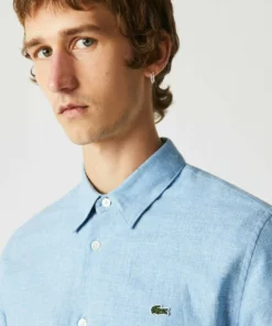 Lacoste Chemise - Bleu Blanc 8 Lacoste Chemise - Bleu Blanc -Lacoste Soldes Magasin 821e7de92acc4a3097c40d078e760814