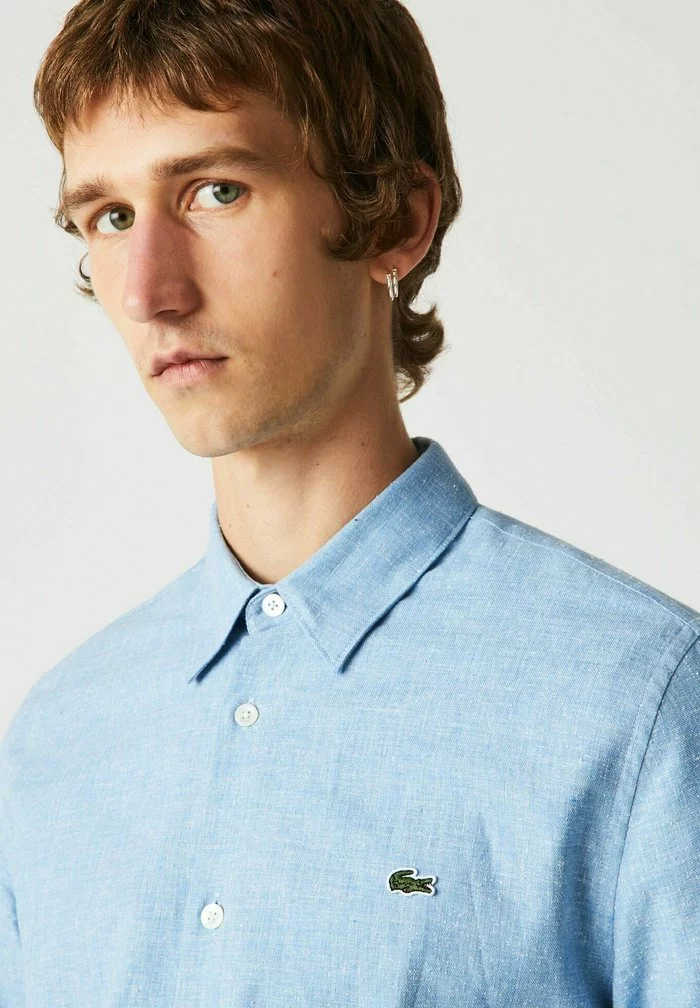 Lacoste Chemise - Bleu Blanc 3 Lacoste Chemise - Bleu Blanc – Image 3