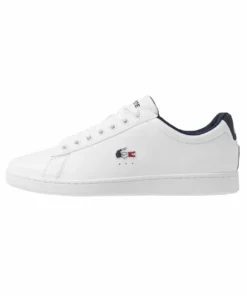 Lacoste CARNABY - Baskets Basses - White/navy/red